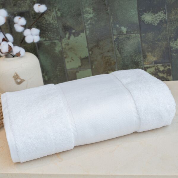 Towel City Organic Printable Border Bath Sheet Thumbnail