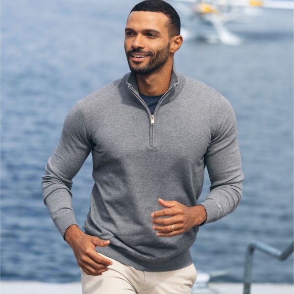 Oakville Half Zip Sweater Men Thumbnail