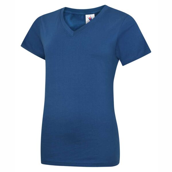Ladies Classic V Neck T shirt Thumbnail