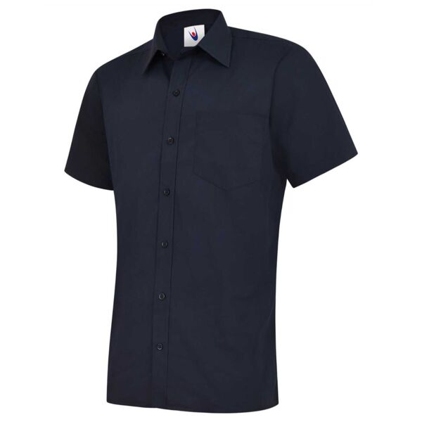 Mens Poplin Short Sleeve Shirt Thumbnail