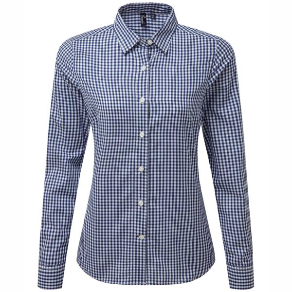 Women's Maxton check long sleeve shirt Thumbnail